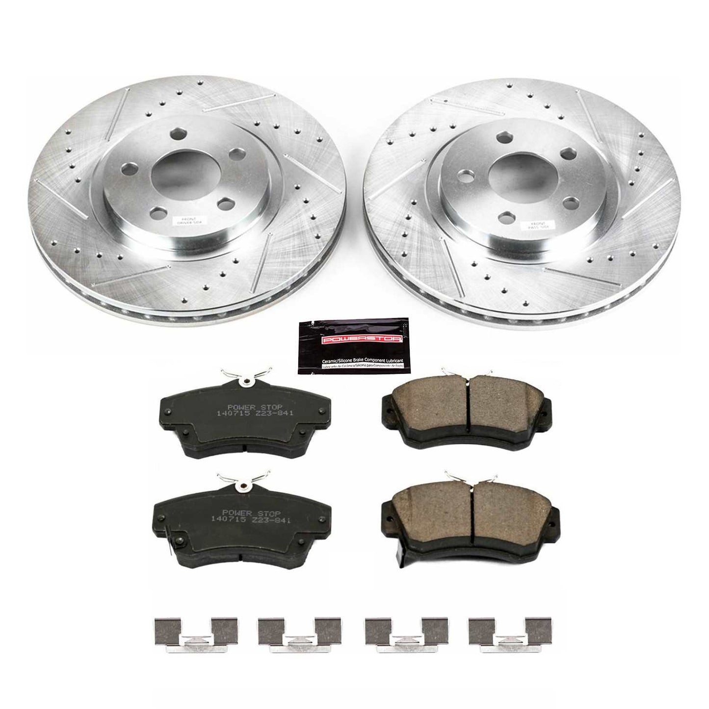 PowerStop Power Stop 01-10 Chrysler PT Cruiser Front Z23 Evolution Sport Brake Kit K1704