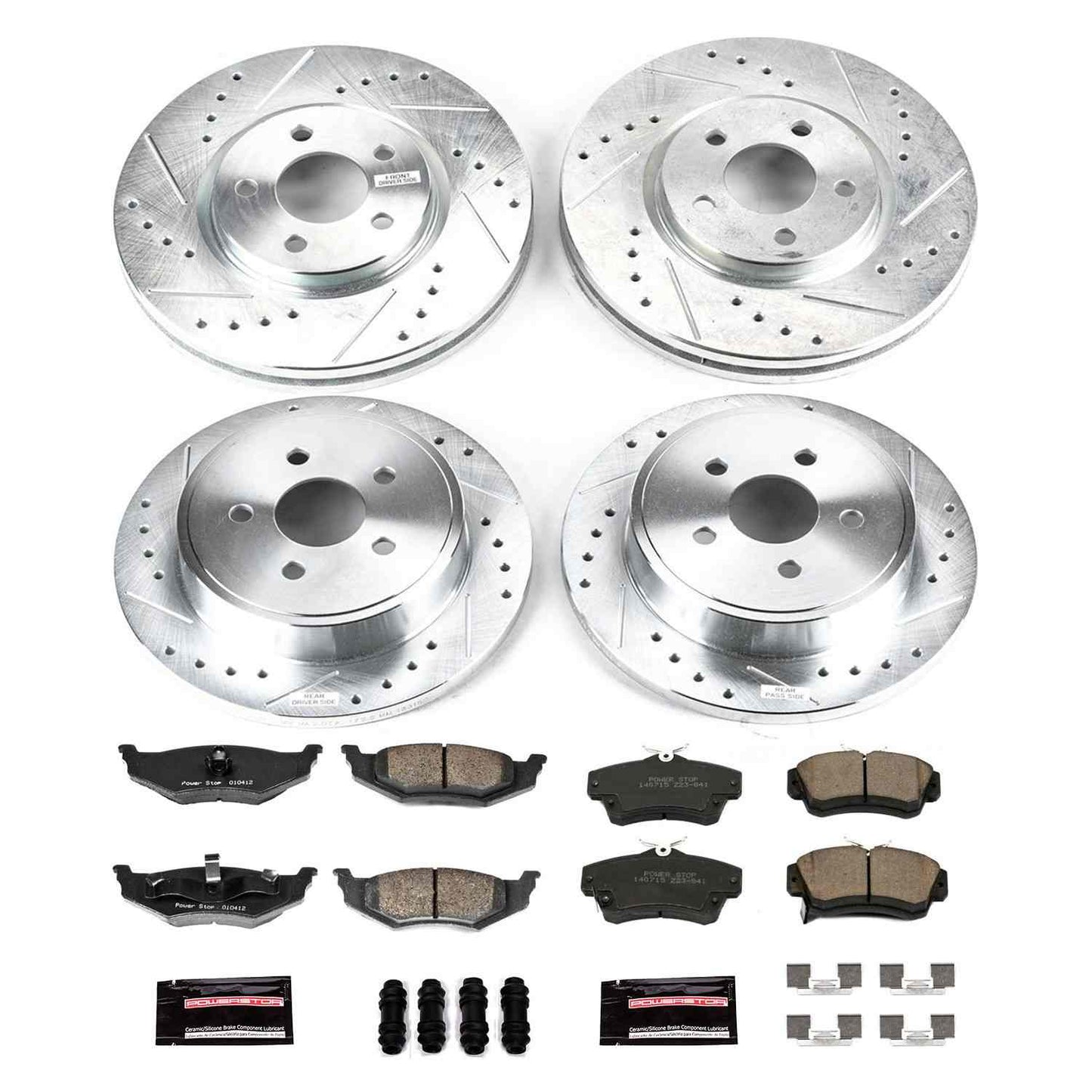 PowerStop Power Stop 03-09 Chrysler PT Cruiser Front & Rear Z23 Evolution Sport Brake Kit K1708