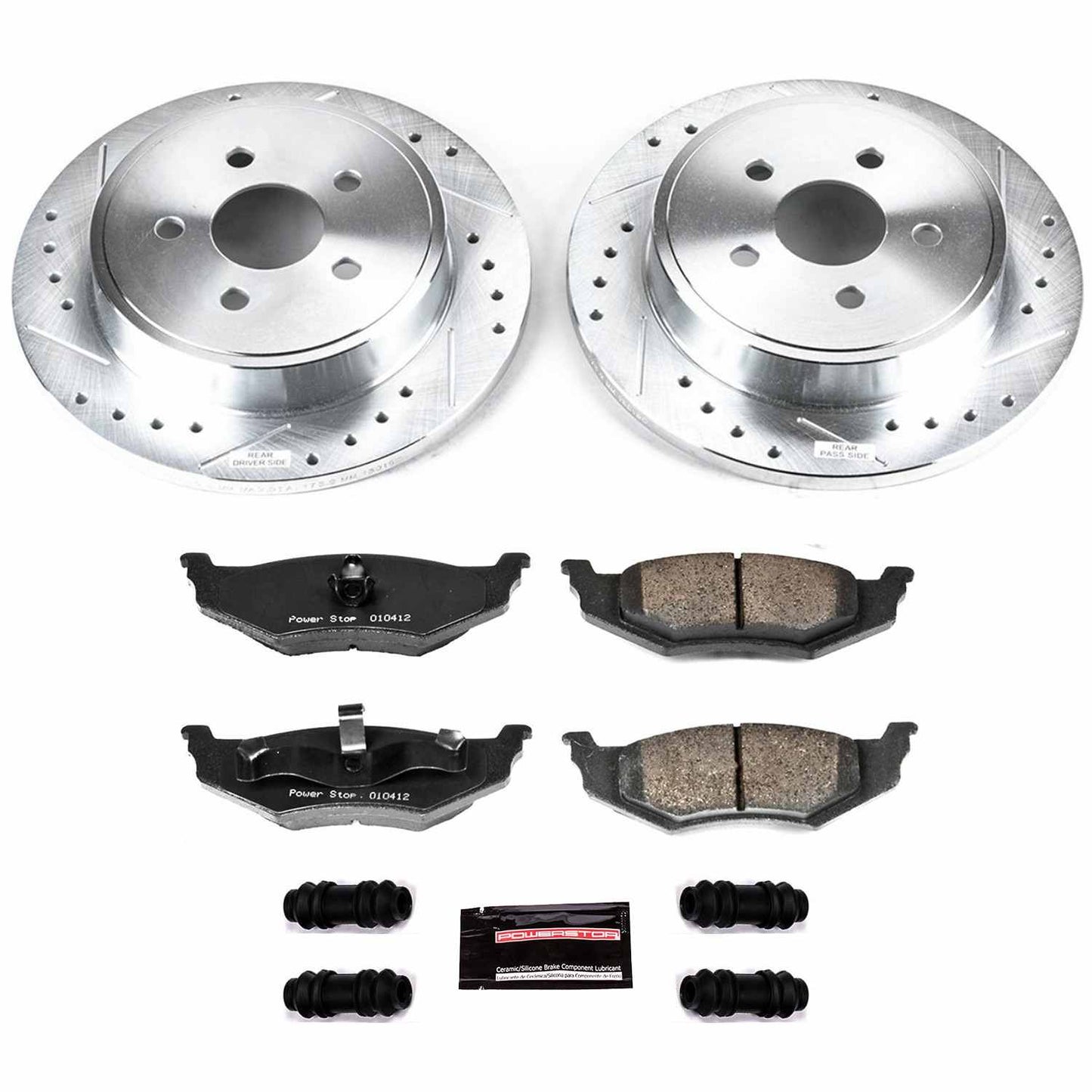 PowerStop Power Stop 03-10 Chrysler PT Cruiser Rear Z23 Evolution Sport Brake Kit K1709