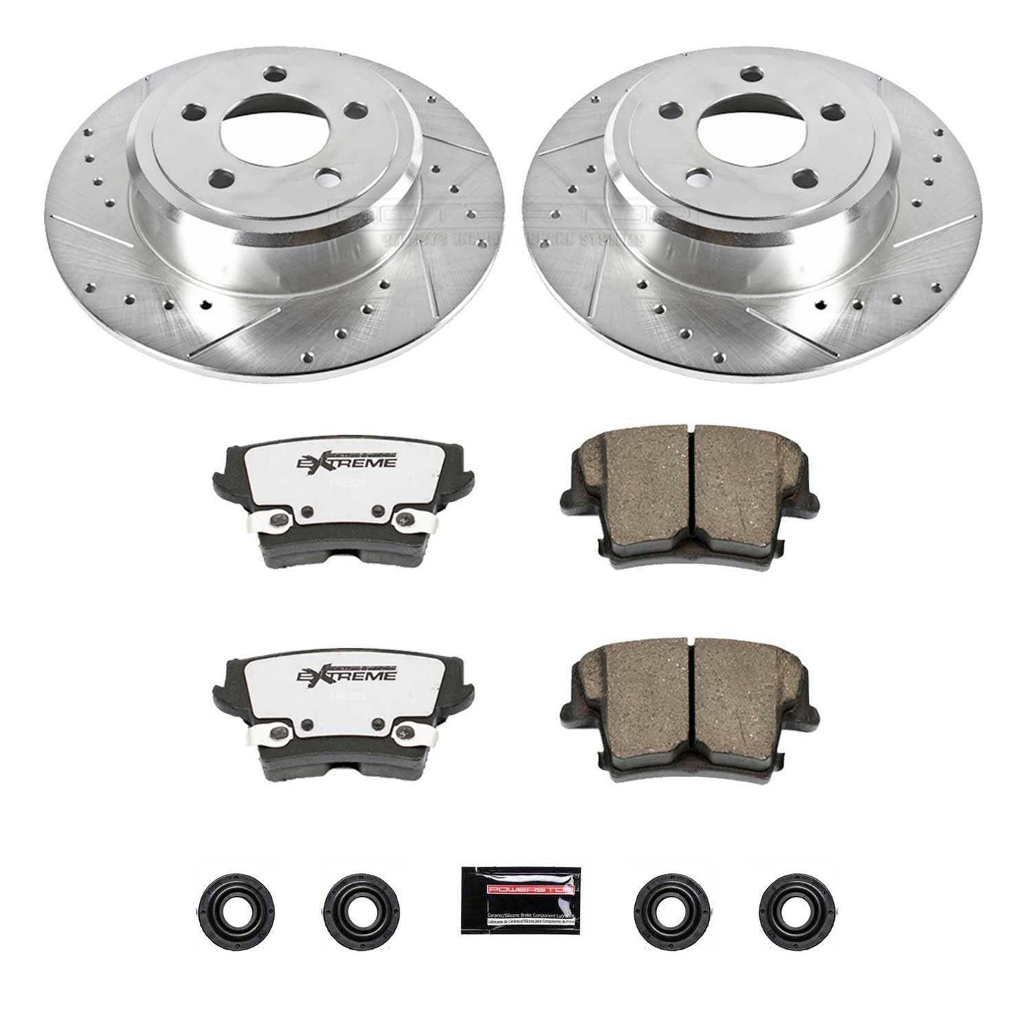PowerStop Power Stop 05-19 Chrysler 300 Rear Z26 Street Warrior Brake Kit K1719-26