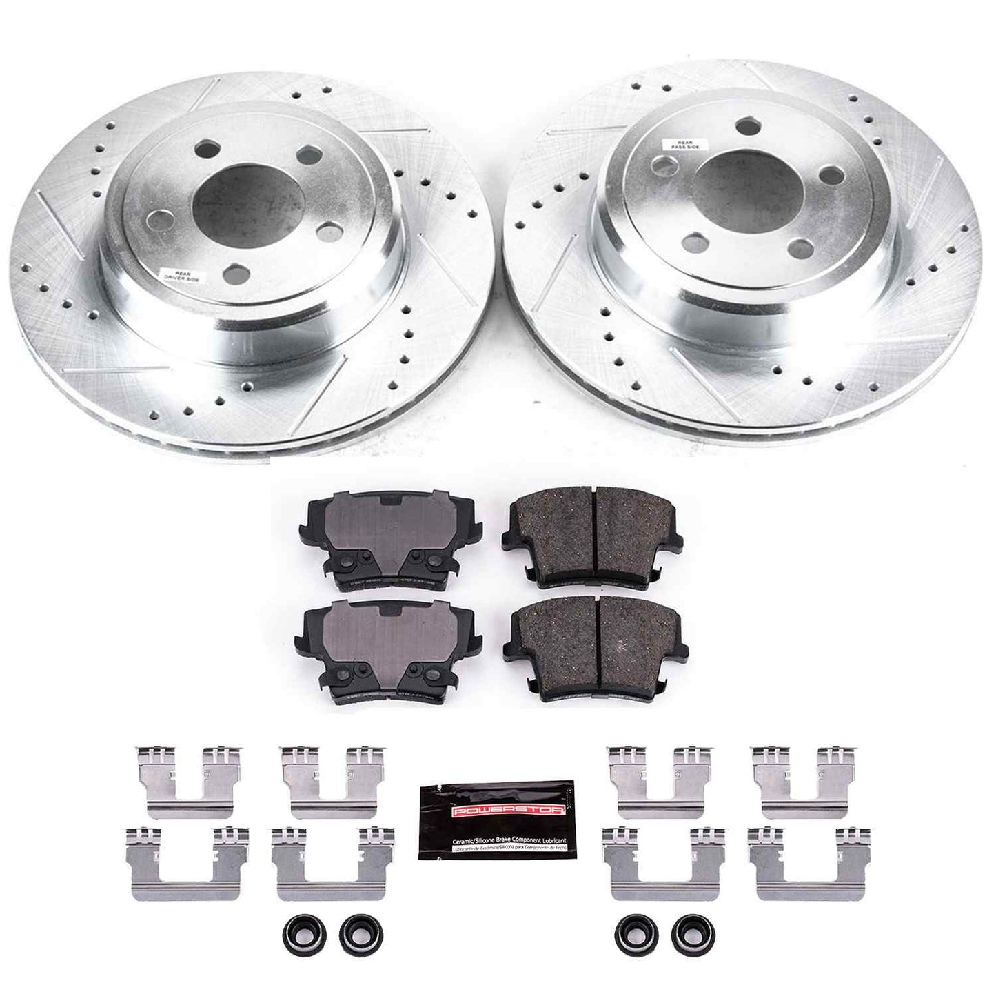 PowerStop Power Stop 05-19 Chrysler 300 Rear Z23 Evolution Sport Brake Kit K1720