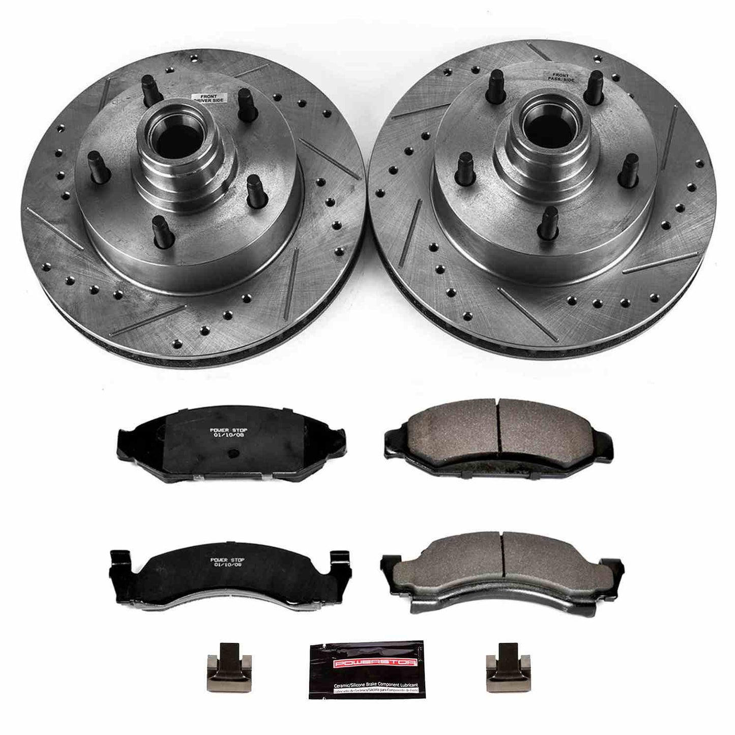 PowerStop Power Stop 87-93 Ford E-150 Front Z23 Evolution Sport Brake Kit K1766