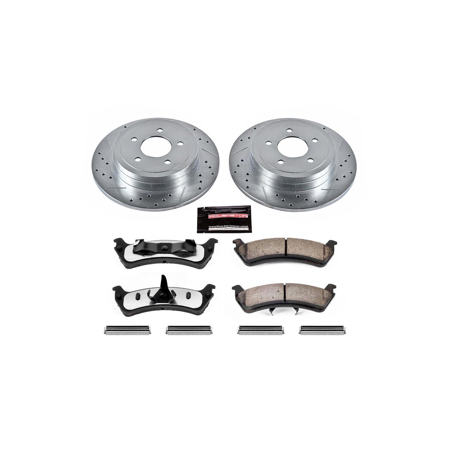 PowerStop Power Stop 2003 Ford Explorer Sport Rear Z36 Truck & Tow Brake Kit K1770-36