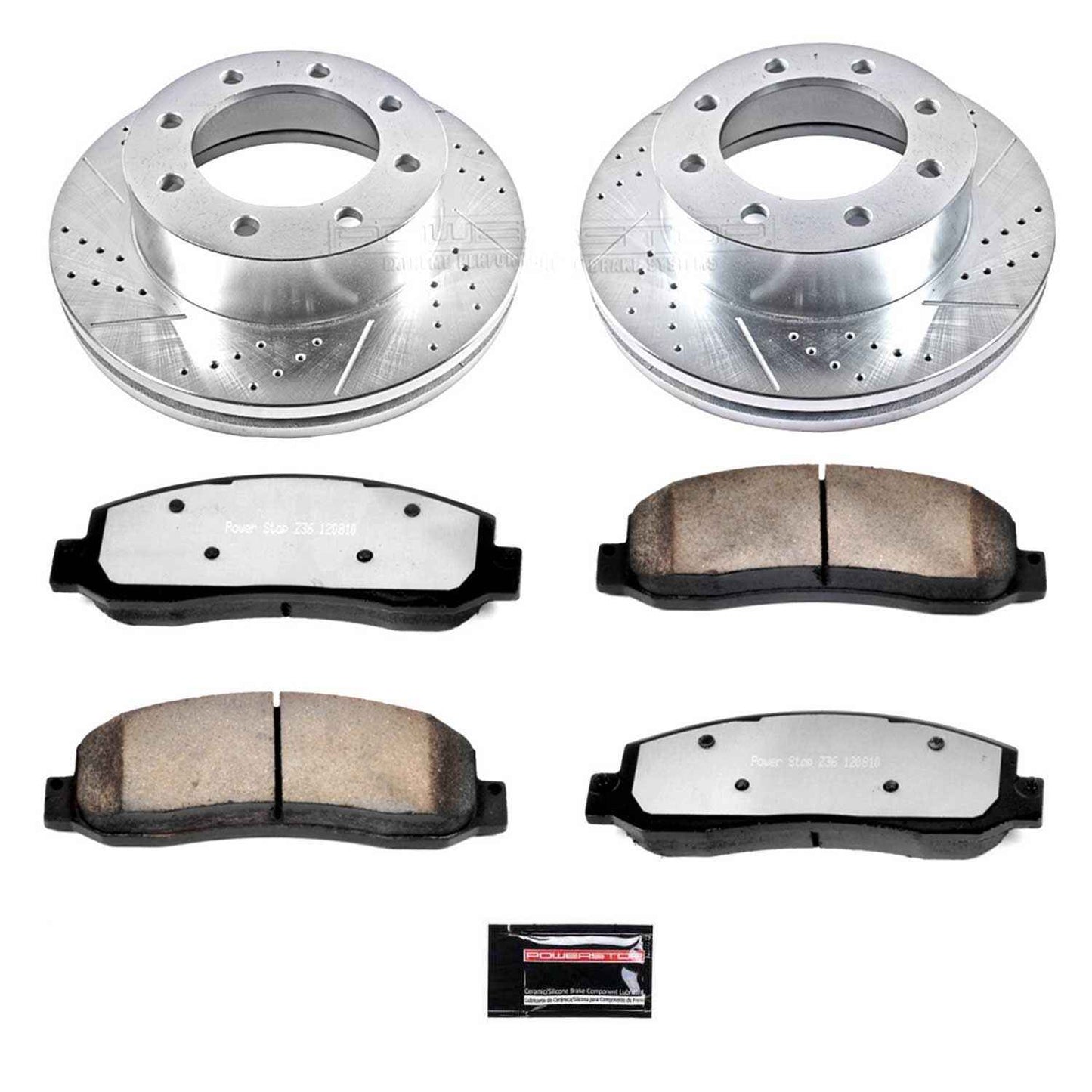 PowerStop Power Stop 05-08 Ford F-250 Super Duty Front Z36 Truck & Tow Brake Kit K1781-36