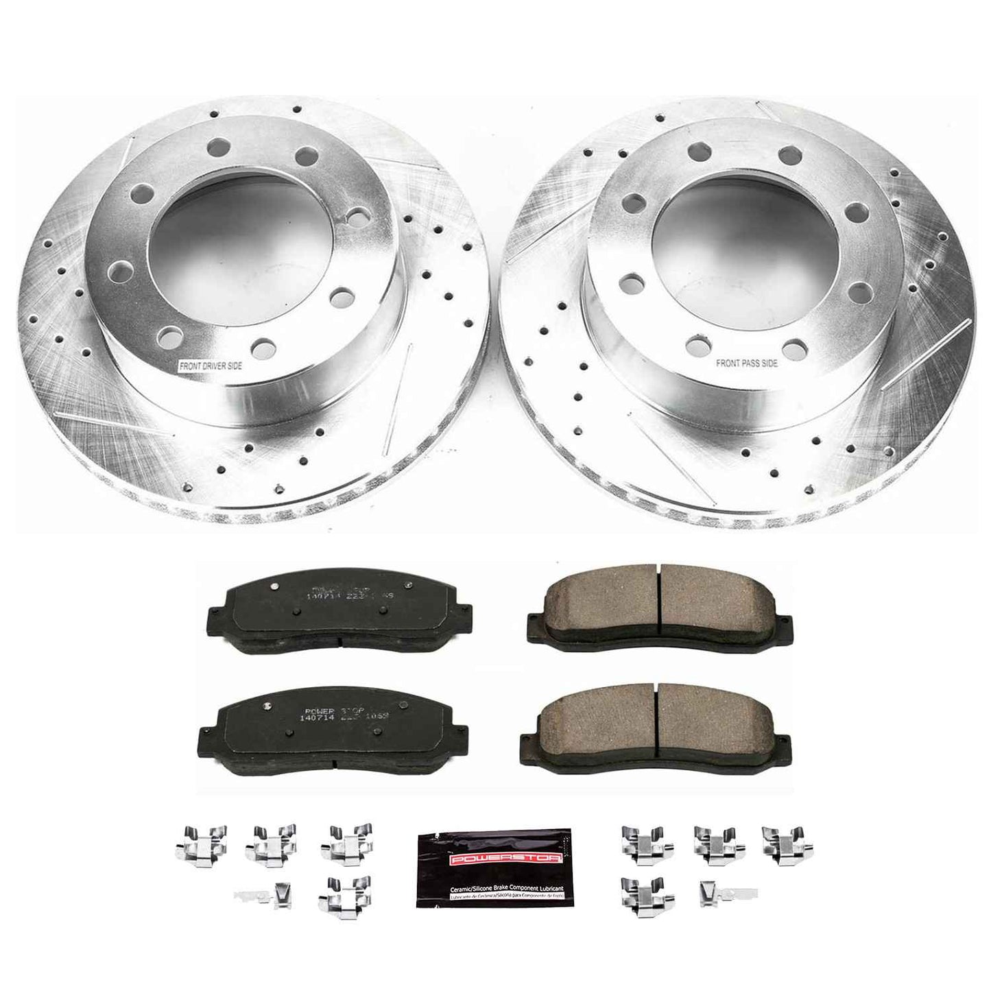 PowerStop Power Stop 05-08 Ford F-250 Super Duty Front Z23 Evolution Sport Brake Kit K1781