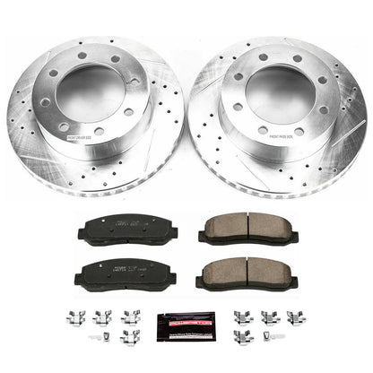 PowerStop Power Stop 05-08 Ford F-250 Super Duty Front Z23 Evolution Sport Brake Kit K1781