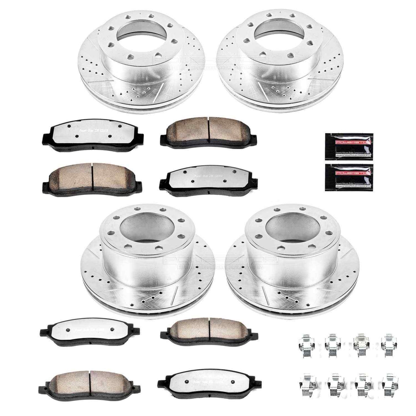 PowerStop Power Stop 05-07 Ford F-250 Super Duty Front & Rear Z36 Truck & Tow Brake Kit K1782-36