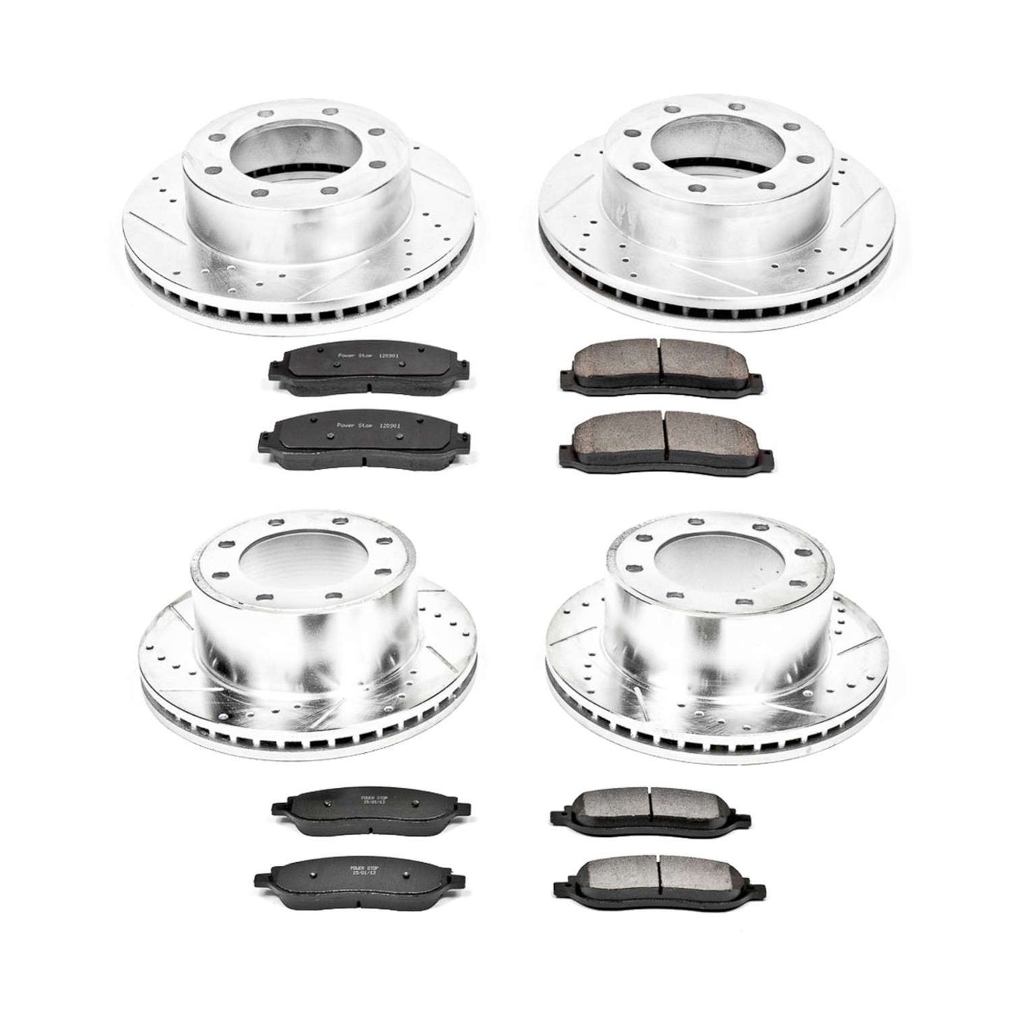 PowerStop Power Stop 05-07 Ford F-250 Super Duty Front & Rear Z23 Evolution Sport Brake Kit K1782