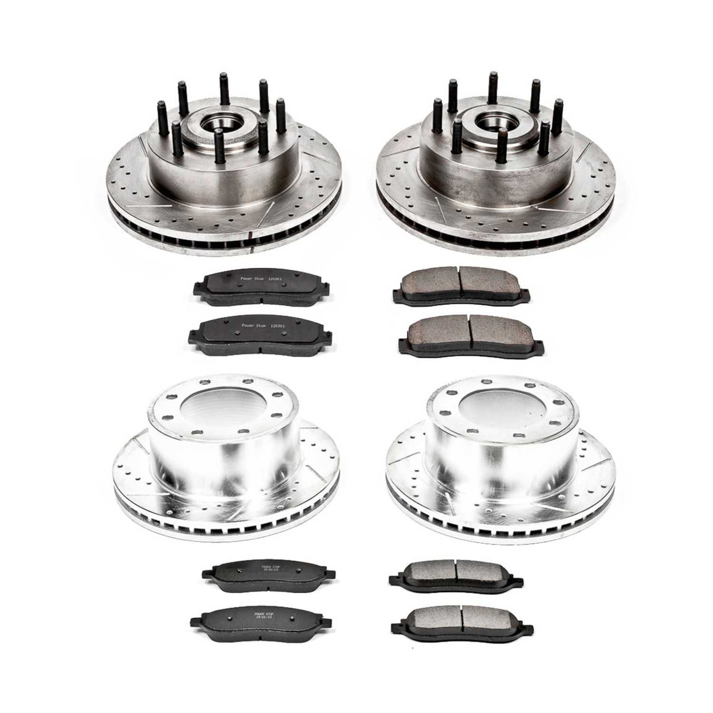 PowerStop Power Stop 05-07 Ford F-250 Super Duty Front & Rear Z23 Evolution Sport Brake Kit K1797
