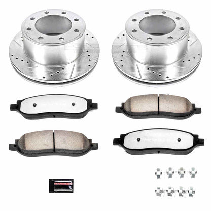 PowerStop Power Stop 05-07 Ford F-250 Super Duty Rear Z36 Truck & Tow Brake Kit K1799-36