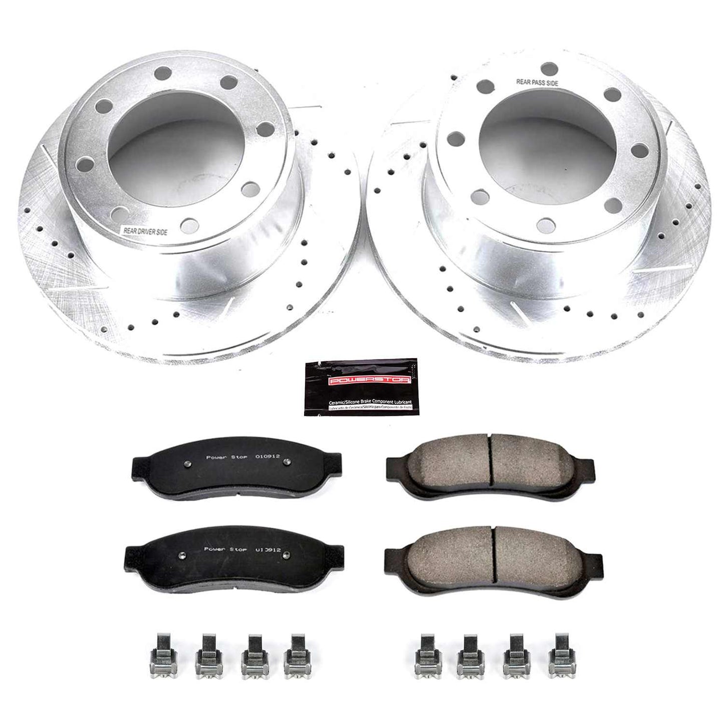 PowerStop Power Stop 05-07 Ford F-250 Super Duty Rear Z23 Evolution Sport Brake Kit K1799