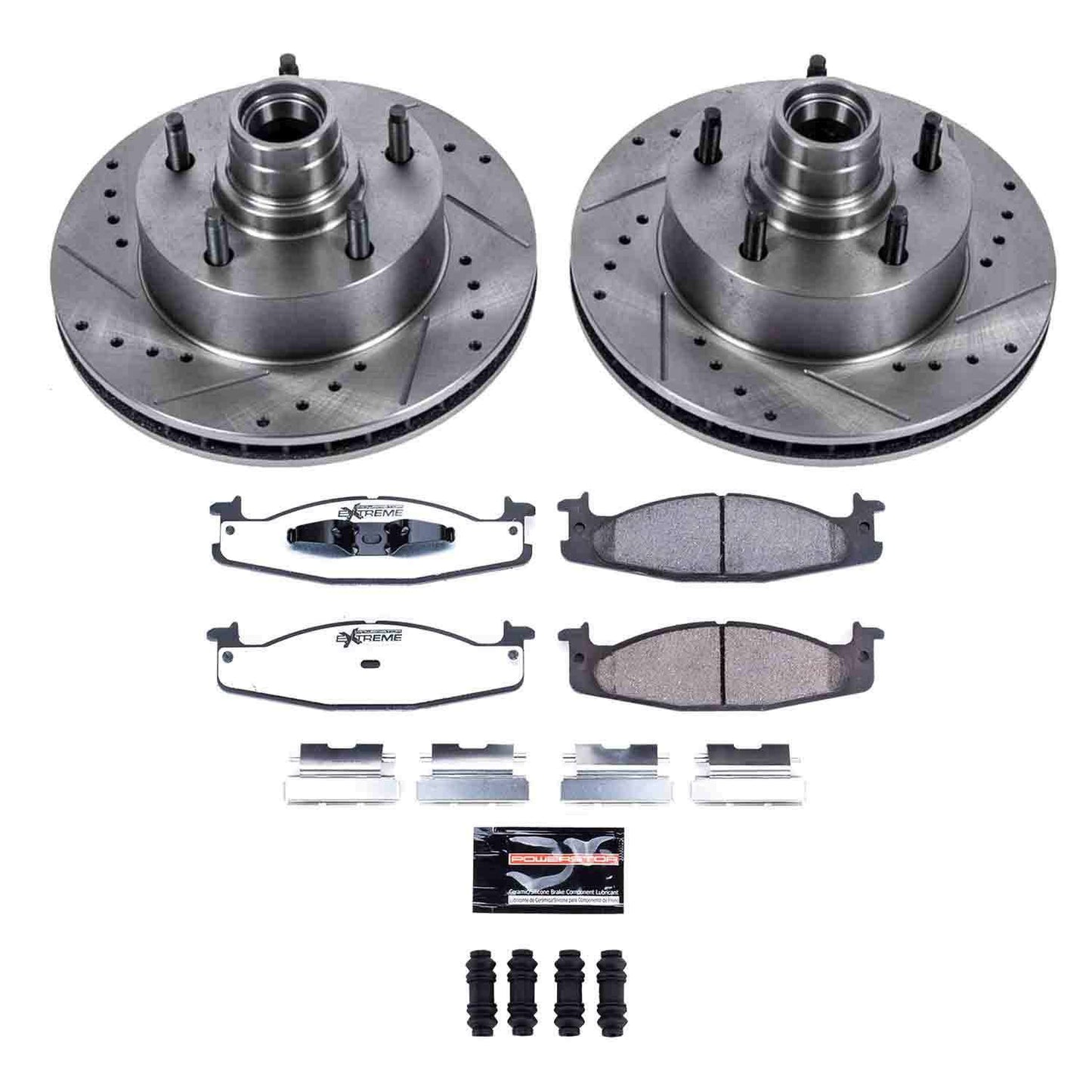 PowerStop Power Stop 94-01 Ford E-150 Front Z36 Truck & Tow Brake Kit K1831-36