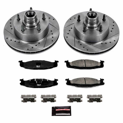 PowerStop Power Stop 94-01 Ford E-150 Front Z23 Evolution Sport Brake Kit K1831