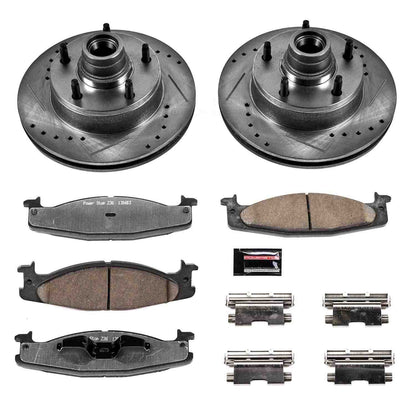 PowerStop Power Stop 2003 Ford E-150 Front Z36 Truck & Tow Brake Kit K1832-36