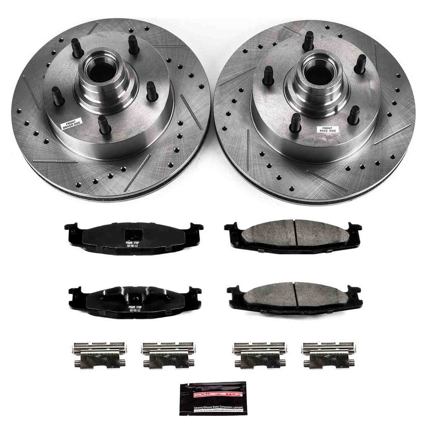 PowerStop Power Stop 2003 Ford E-150 Front Z23 Evolution Sport Brake Kit K1832
