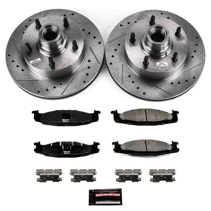 PowerStop Power Stop 2003 Ford E-150 Front Z23 Evolution Sport Brake Kit K1832