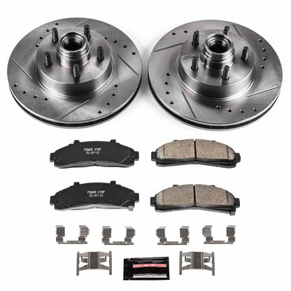 PowerStop Power Stop 95-01 Ford Explorer Front Z23 Evolution Sport Brake Kit K1854