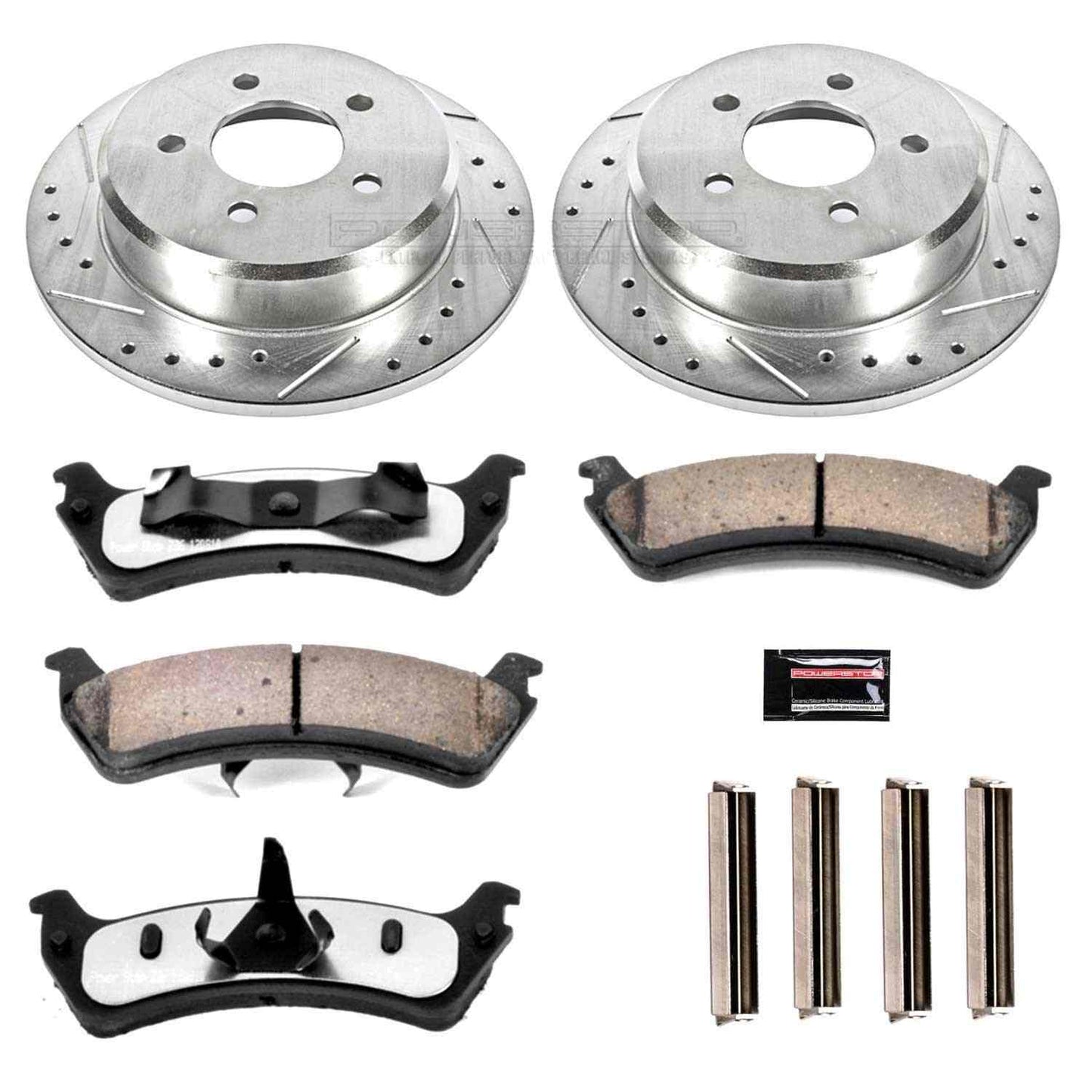 PowerStop Power Stop 95-01 Ford Explorer Rear Z36 Truck & Tow Brake Kit K1858-36
