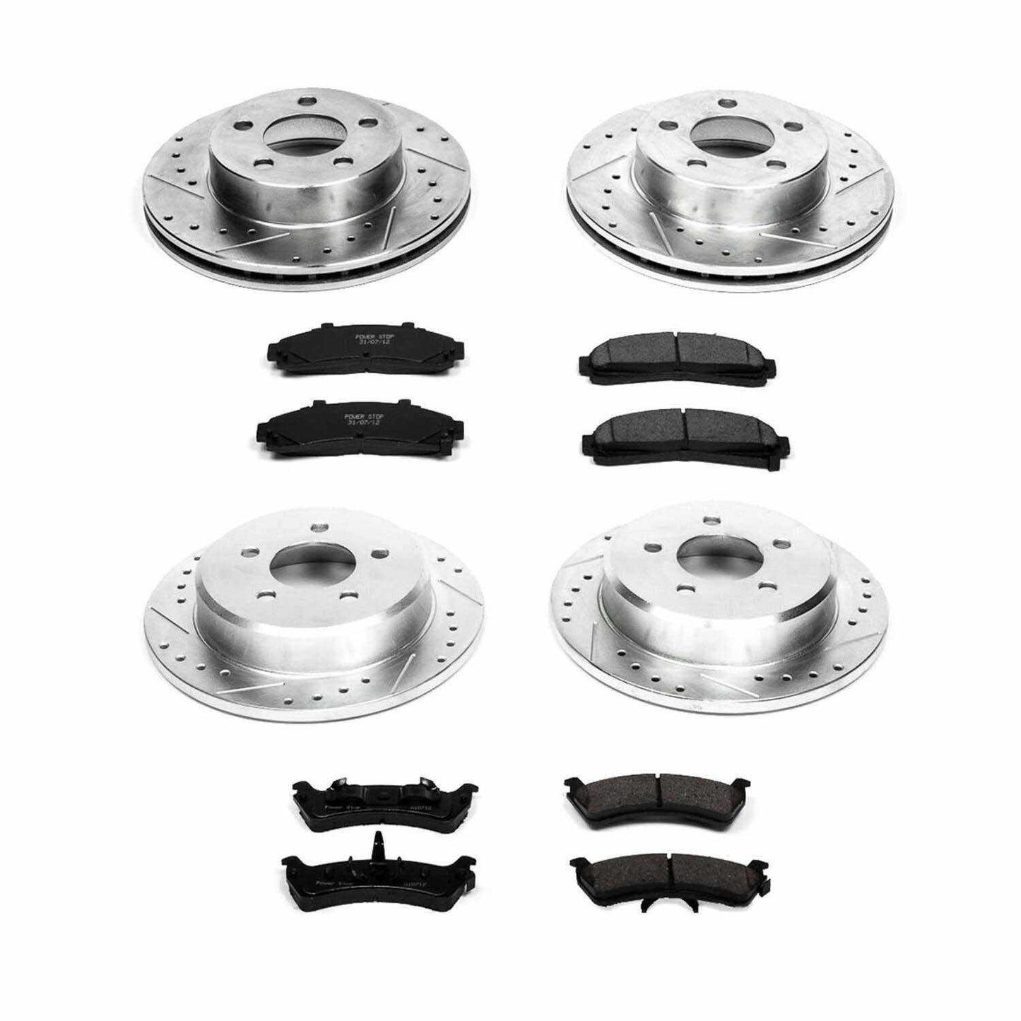 PowerStop Power Stop 95-01 Ford Explorer Front & Rear Z23 Evolution Sport Brake Kit K1861
