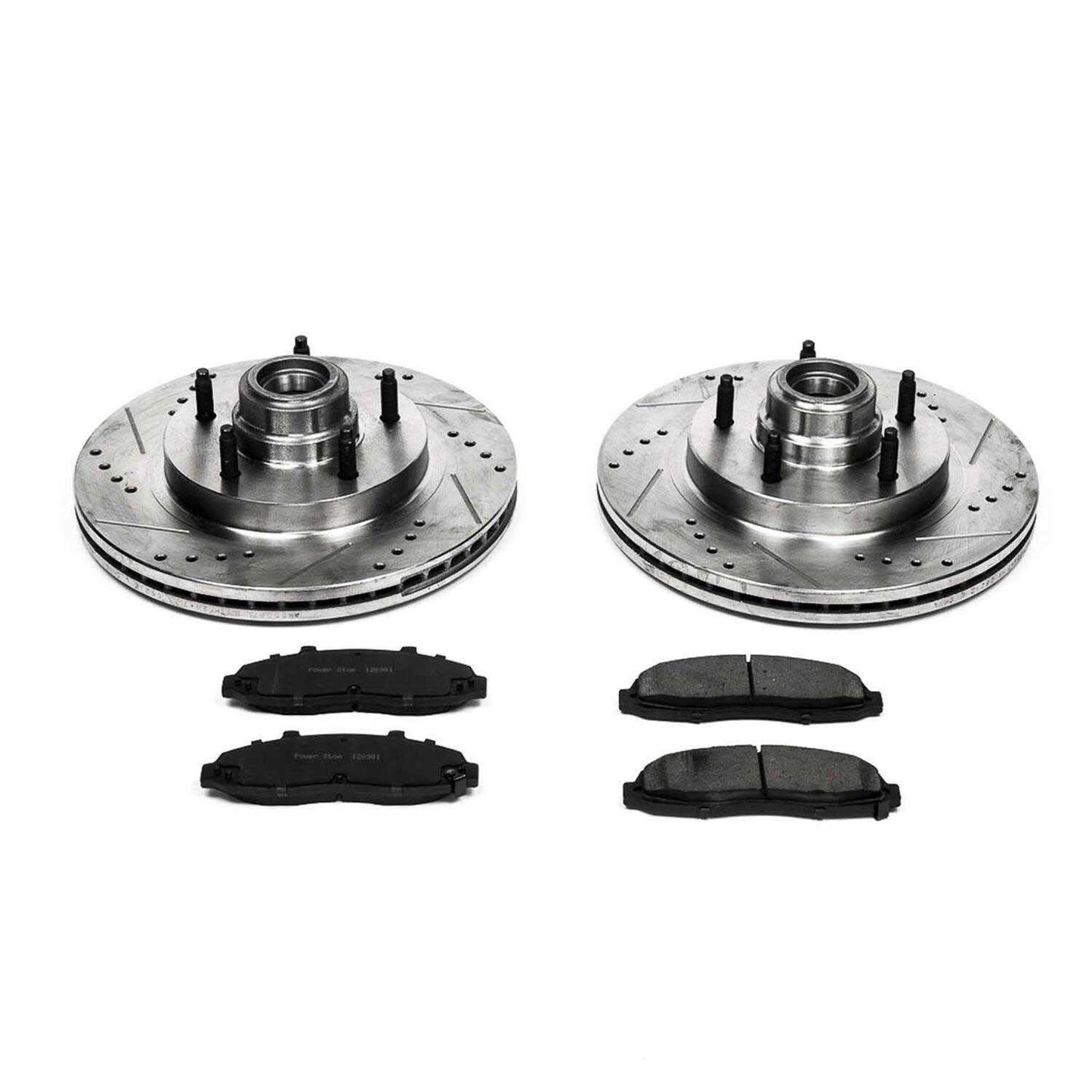 PowerStop Power Stop 97-00 Ford F-150 Front Z23 Evolution Sport Brake Kit K1863
