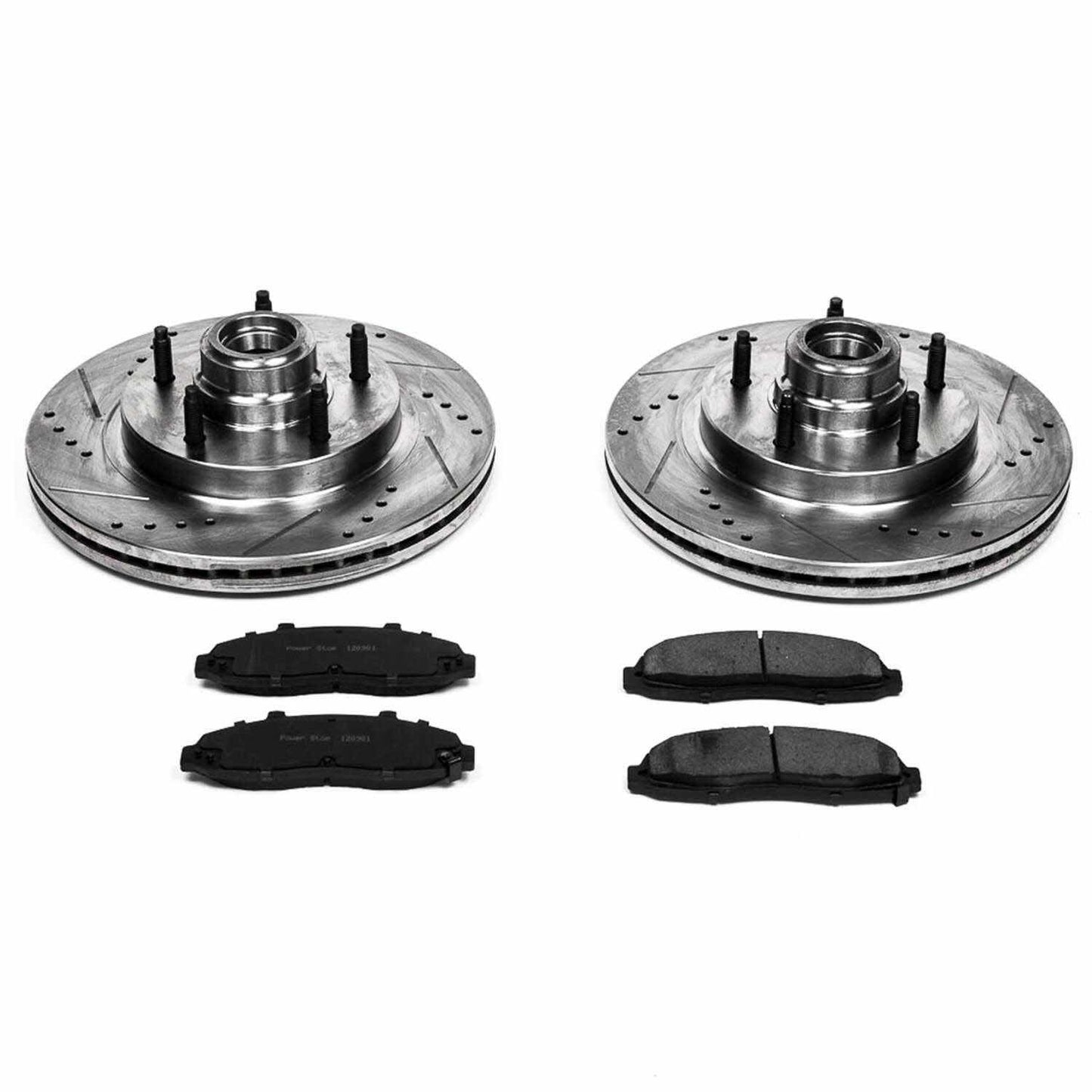PowerStop Power Stop 97-00 Ford F-150 Front Z23 Evolution Sport Brake Kit K1865