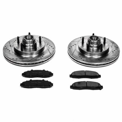 PowerStop Power Stop 97-00 Ford F-150 Front Z23 Evolution Sport Brake Kit K1865