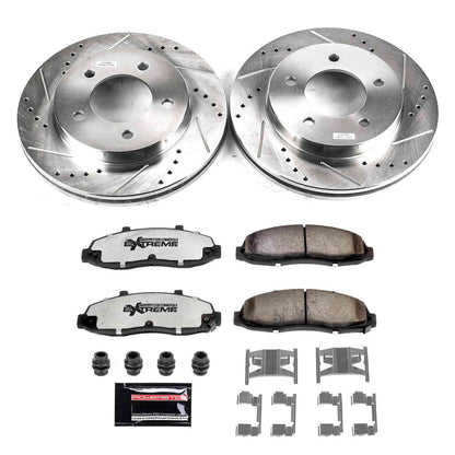 PowerStop Power Stop 97-03 Ford F-150 Front Z36 Truck & Tow Brake Kit K1866-36