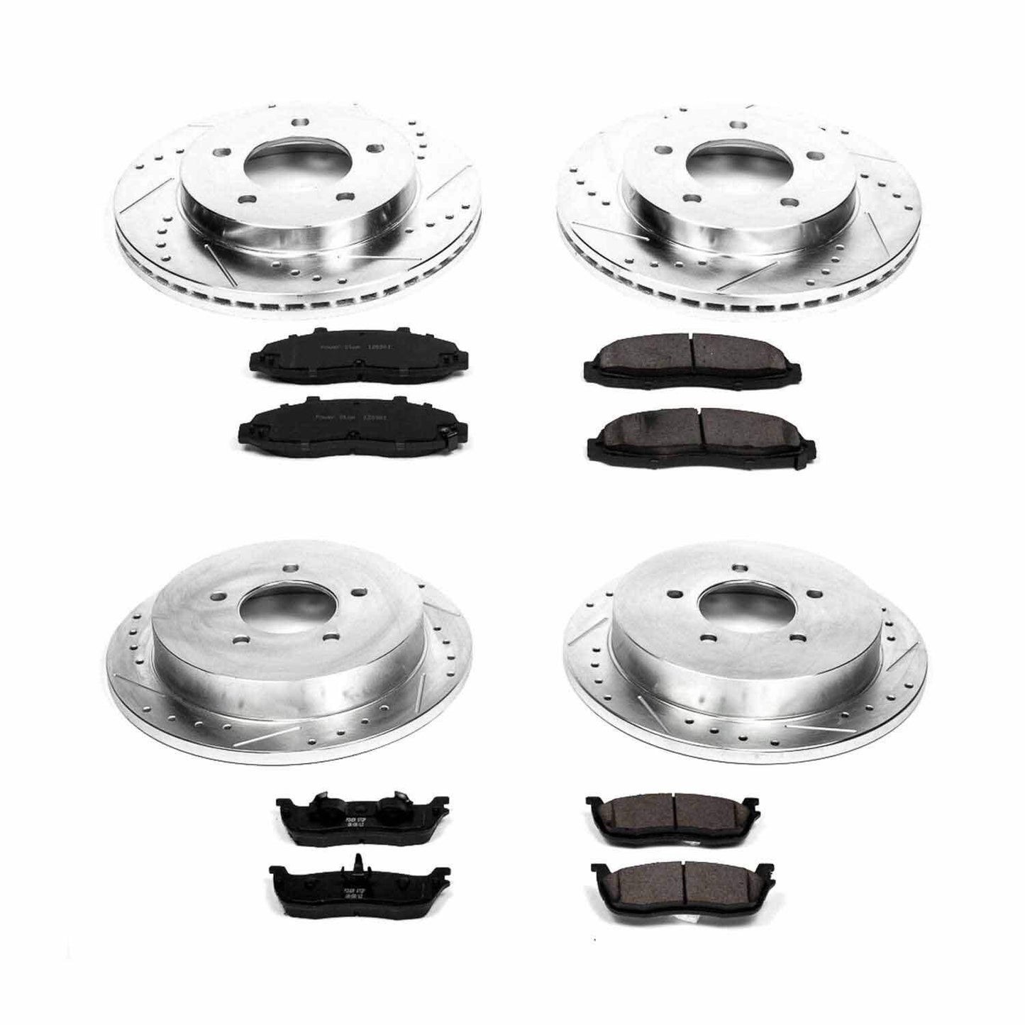 PowerStop Power Stop 99-00 Ford F-150 Front & Rear Z23 Evolution Sport Brake Kit K1867