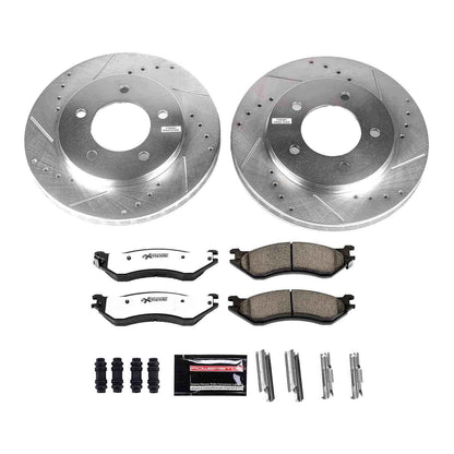 PowerStop Power Stop 97-02 Ford Expedition Front Z36 Truck & Tow Brake Kit K1869-36
