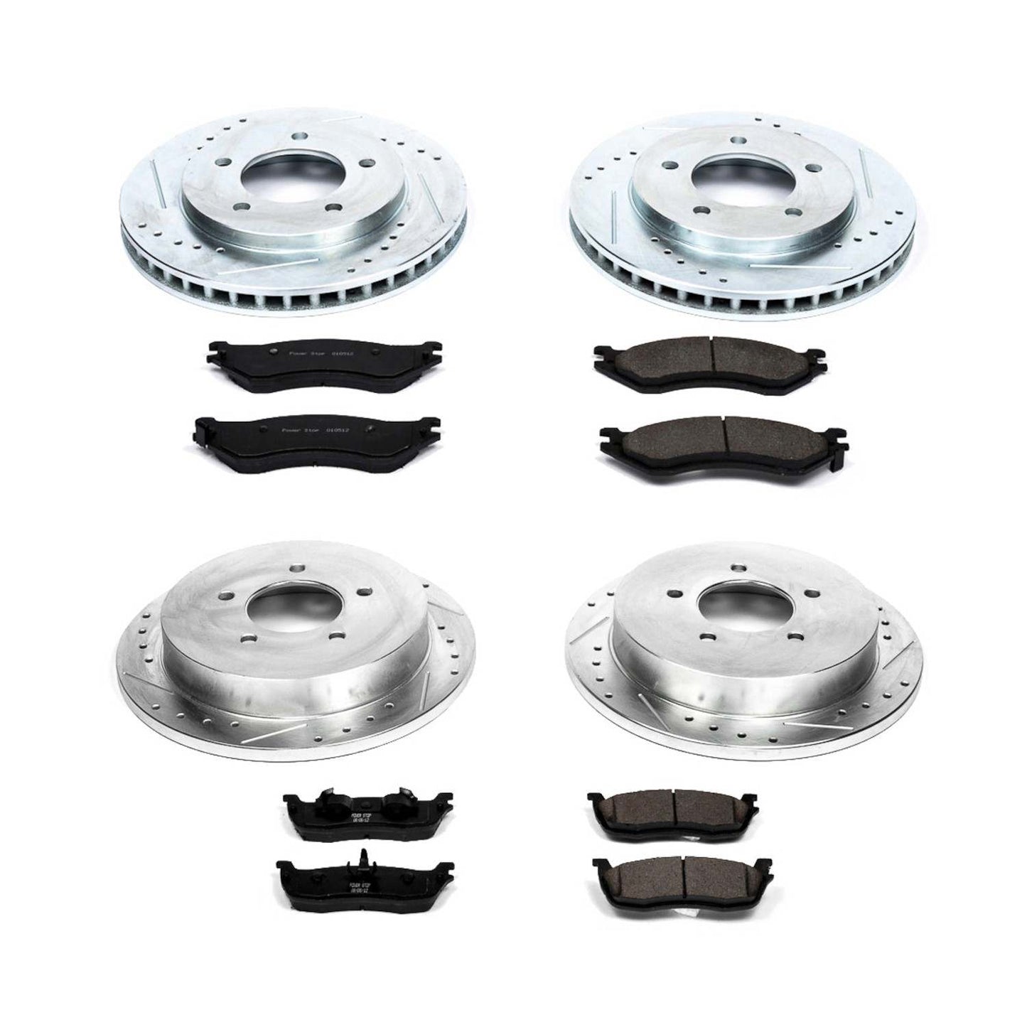 PowerStop Power Stop 97-00 Ford Expedition Front & Rear Z23 Evolution Sport Brake Kit K1870