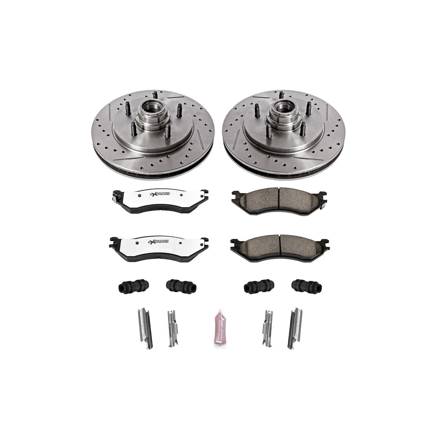 PowerStop Power Stop 97-00 Ford Expedition Front Z36 Truck & Tow Brake Kit K1878-36