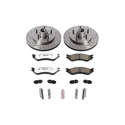 PowerStop Power Stop 97-00 Ford Expedition Front Z36 Truck & Tow Brake Kit K1878-36