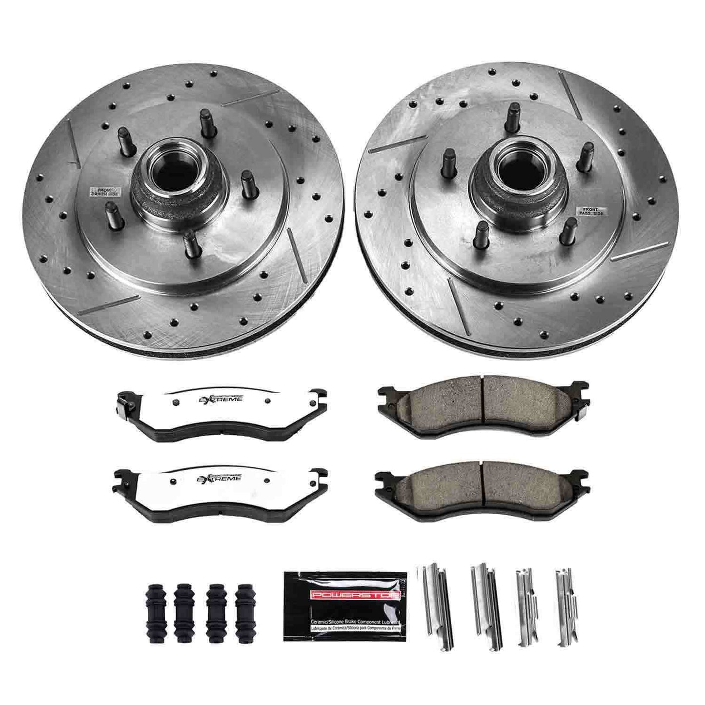 PowerStop Power Stop 97-00 Ford Expedition Front Z36 Truck & Tow Brake Kit K1878-36