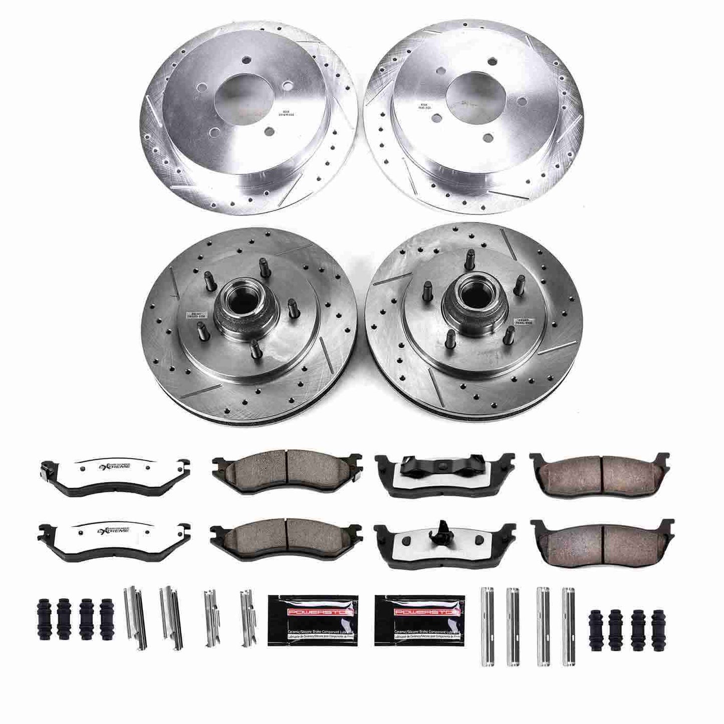 PowerStop Power Stop 97-00 Ford Expedition Front & Rear Z36 Truck & Tow Brake Kit K1880-36