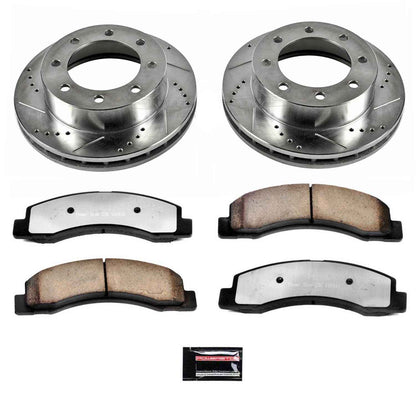 PowerStop Power Stop 1999 Ford F-250 Super Duty Front Z36 Truck & Tow Brake Kit K1885-36