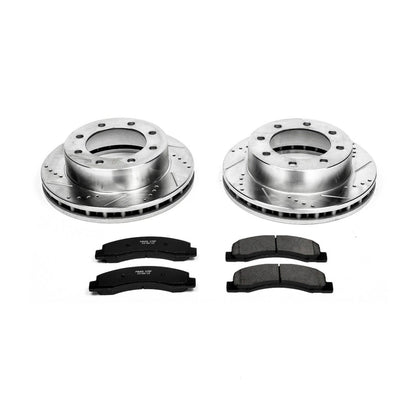 PowerStop Power Stop 1999 Ford F-250 Super Duty Front Z23 Evolution Sport Brake Kit K1885