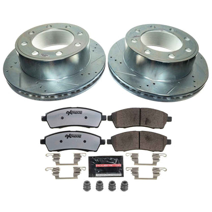 PowerStop Power Stop 00-05 Ford Excursion Rear Z36 Truck & Tow Brake Kit K1890-36