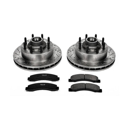 PowerStop Power Stop 99-01 Ford F-250 Super Duty Front Z23 Evolution Sport Brake Kit K1891