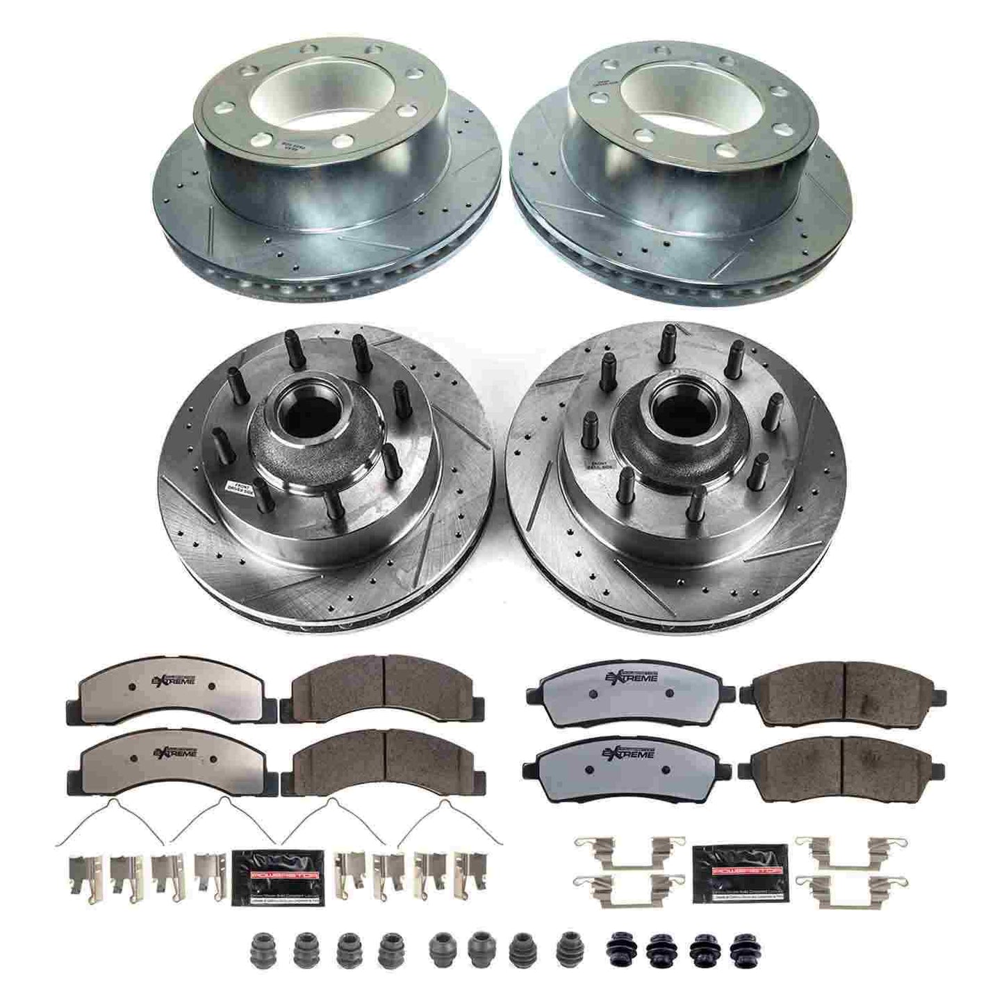 PowerStop Power Stop 99-01 Ford F-250 Super Duty Front & Rear Z36 Truck & Tow Brake Kit K1892-36