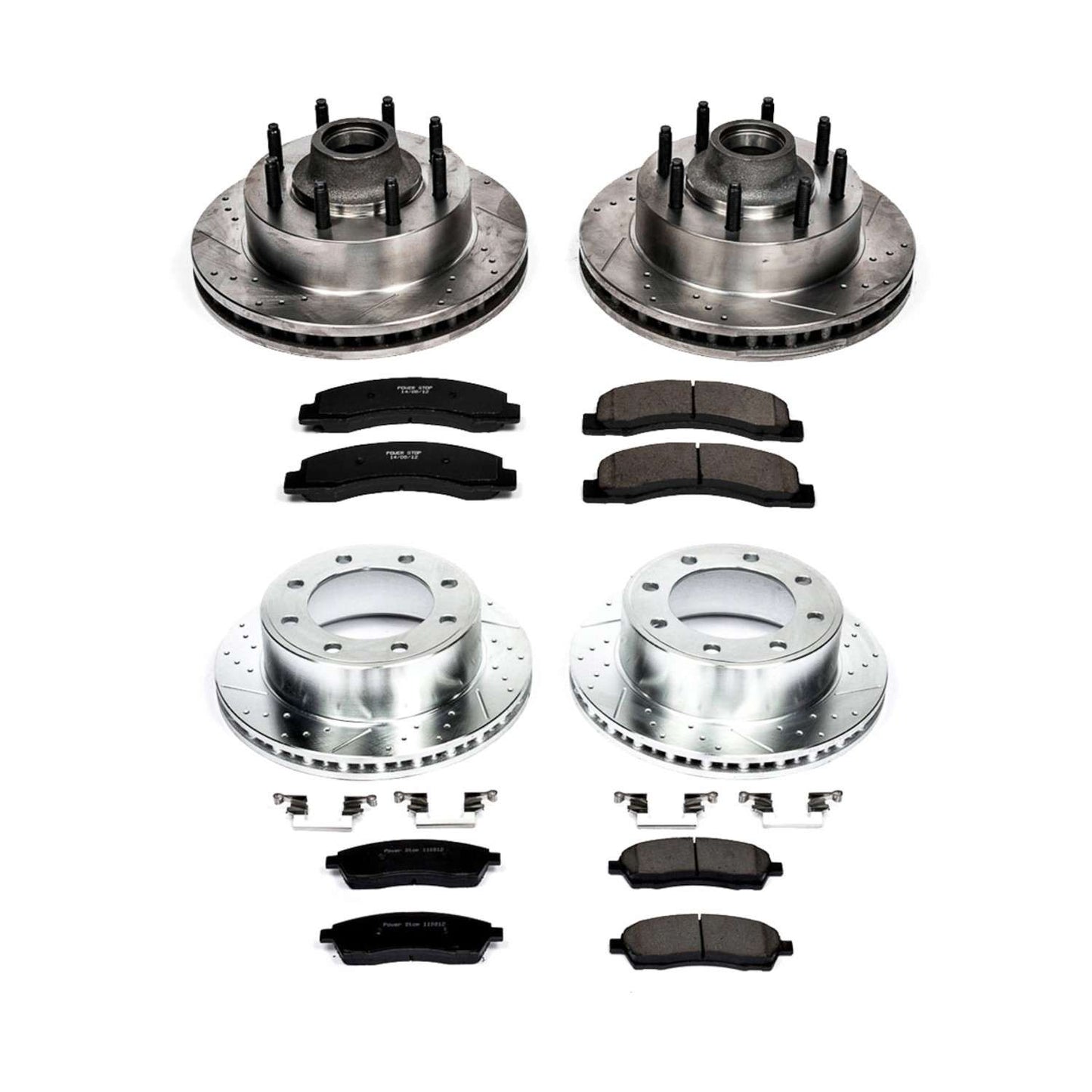 PowerStop Power Stop 00-02 Ford Excursion Front & Rear Z23 Evolution Sport Brake Kit K1894