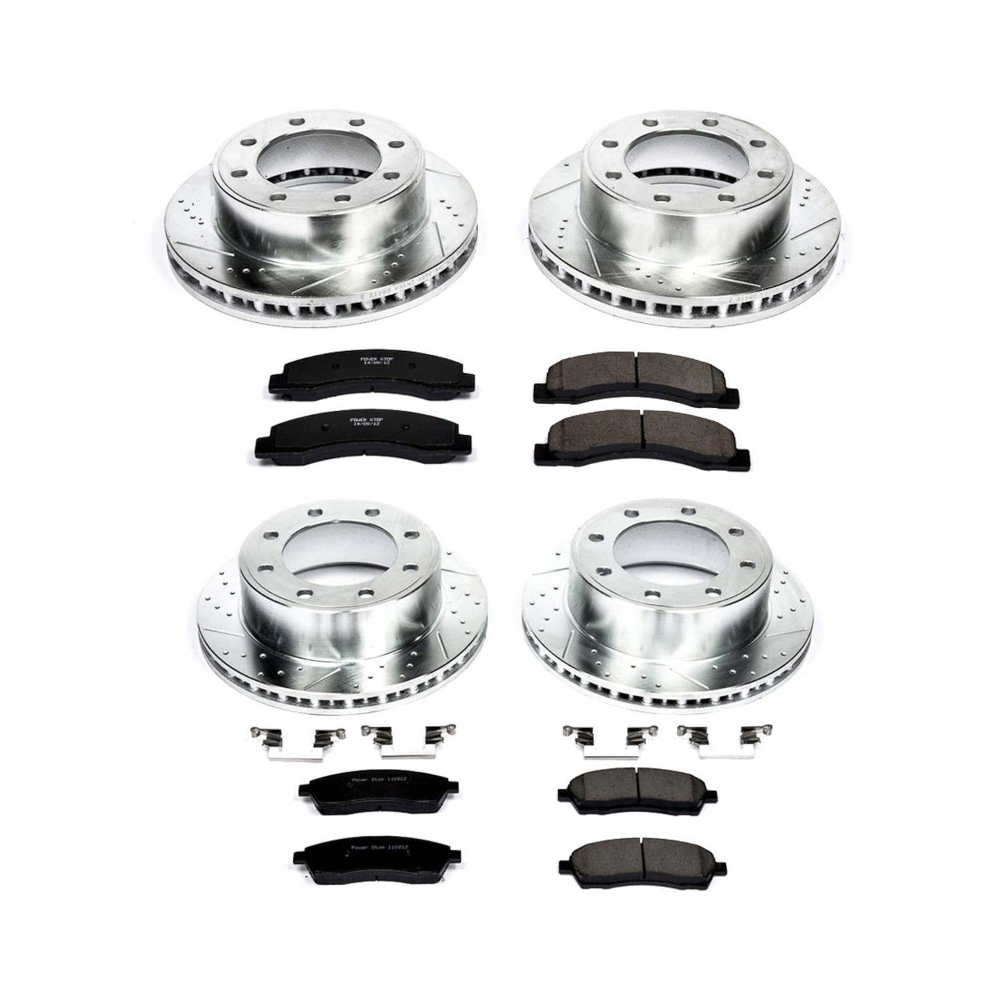 PowerStop Power Stop 00-05 Ford Excursion Front & Rear Z23 Evolution Sport Brake Kit K1906
