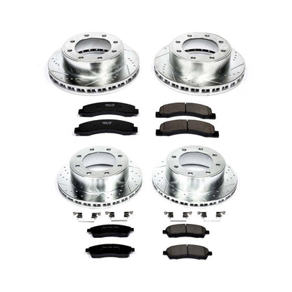 PowerStop Power Stop 00-05 Ford Excursion Front & Rear Z23 Evolution Sport Brake Kit K1906