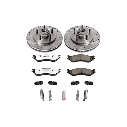 PowerStop Power Stop 00-02 Ford Expedition Front Z36 Truck & Tow Brake Kit K1916-36