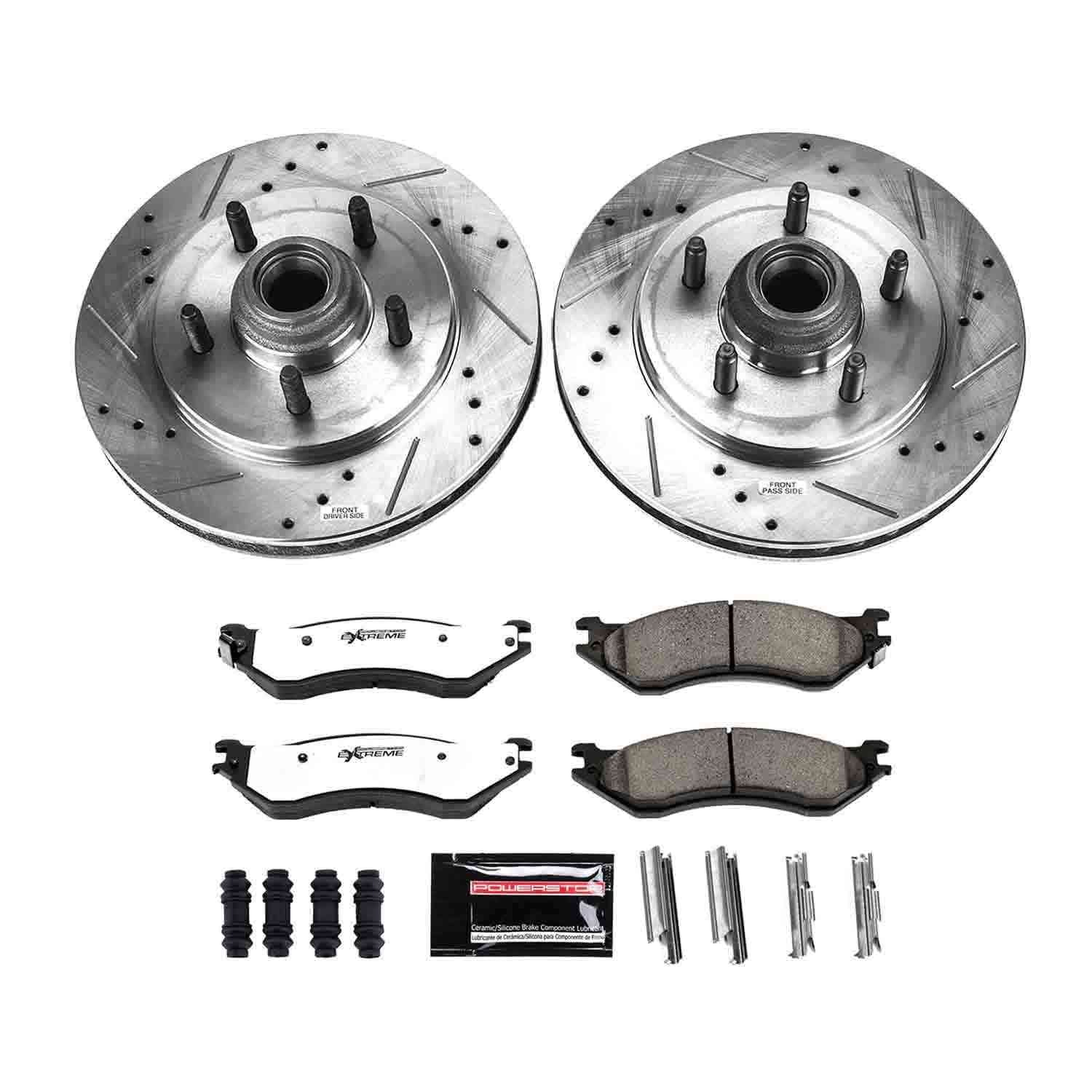 PowerStop Power Stop 00-02 Ford Expedition Front Z36 Truck & Tow Brake Kit K1916-36