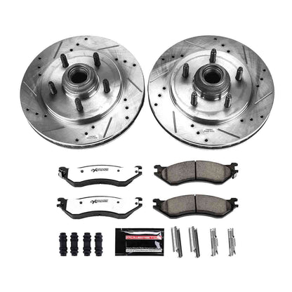 PowerStop Power Stop 00-02 Ford Expedition Front Z36 Truck & Tow Brake Kit K1916-36