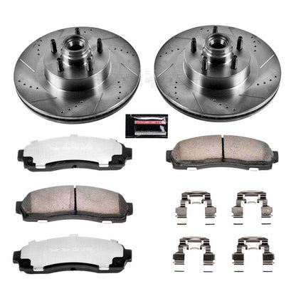 PowerStop Power Stop 01-03 Ford Explorer Sport Front Z36 Truck & Tow Brake Kit K1920-36