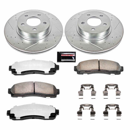 PowerStop Power Stop 01-03 Ford Explorer Sport Front Z36 Truck & Tow Brake Kit K1923-36