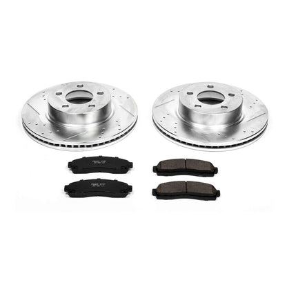PowerStop Power Stop 01-03 Ford Explorer Sport Front Z23 Evolution Sport Brake Kit K1923