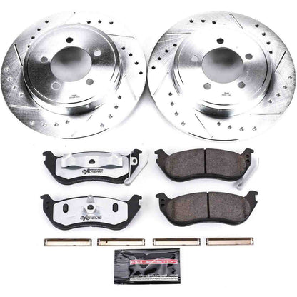 PowerStop Power Stop 06-10 Ford Explorer Rear Z36 Truck & Tow Brake Kit K1929-36