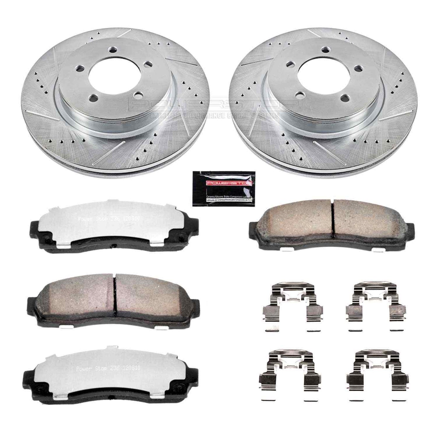 PowerStop Power Stop 02-05 Ford Explorer Front Z36 Truck & Tow Brake Kit K1931-36